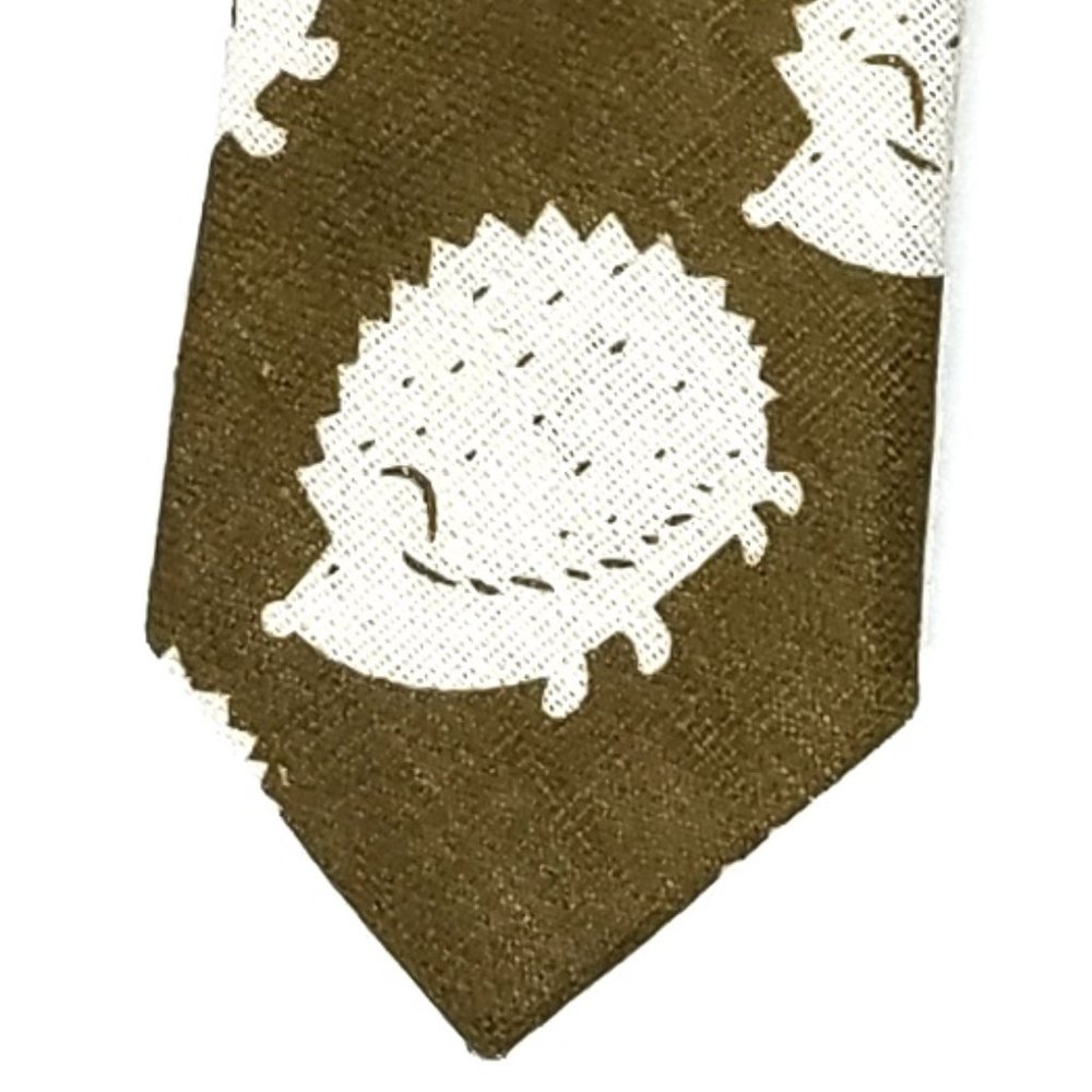 Necktie Hedgehog Animal print Neck tie Adult - Picture 6 of 8
